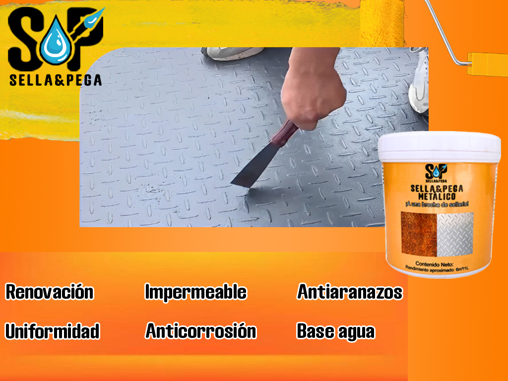 Pintura Para Metal Antioxido Repelente Agua Ecologico 1kg