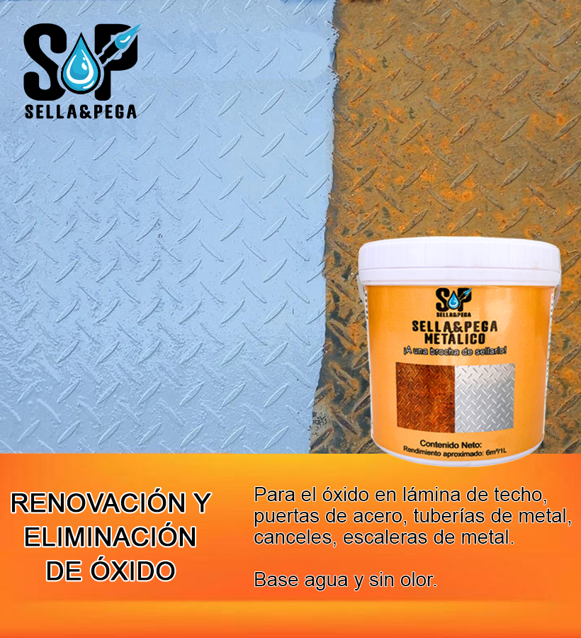 Pintura Para Metal Antioxido Repelente Agua Ecologico 1kg