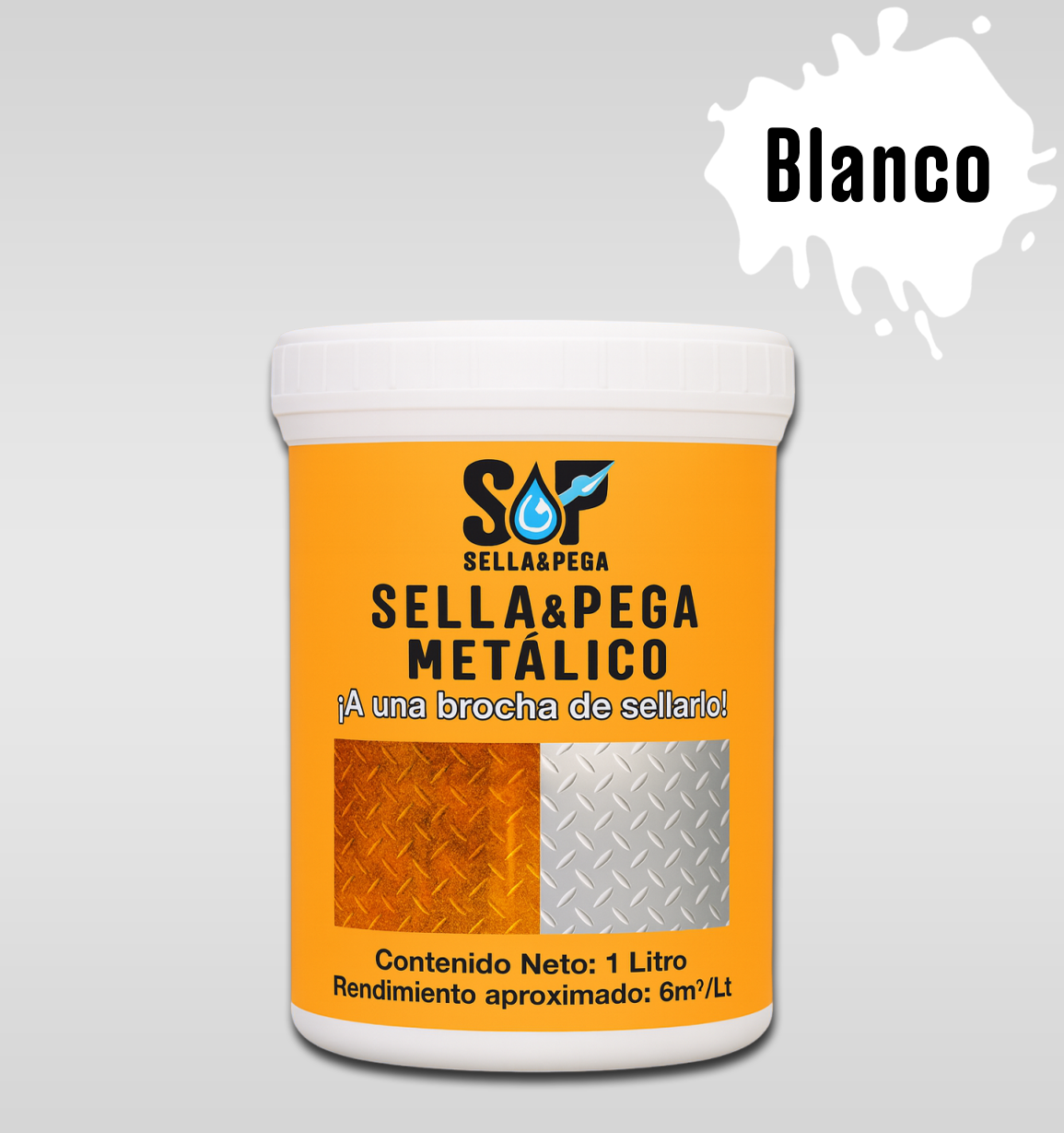 Pintura Para Metal Antioxido Repelente Agua Ecologico 1kg