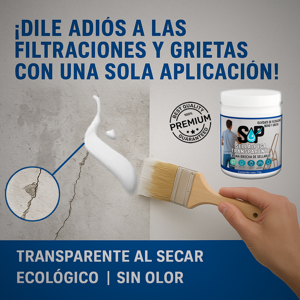 Impermeabilizante Sellador Transparente 1 kg