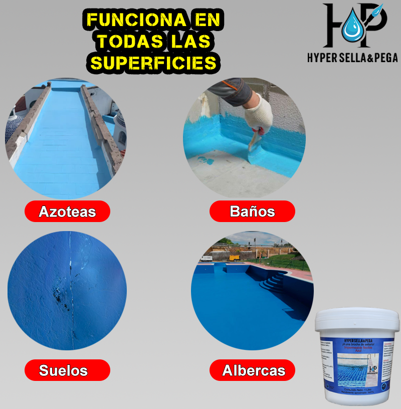 Sellador Grietas Alberca Aljibe Cisterna Pileta 1 kg